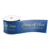 Klasse Jaar en naam - Blauw en Geel goud Lint (Spoel)