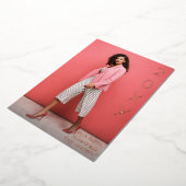 Klasse Jaar Folie Afstuderen aankondiging (Gedraaid)