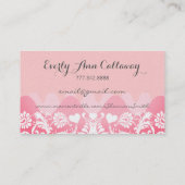 Klasse Kaarten van hoog niveau Contactkaartje (Achterkant)