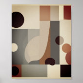 Klasse kleur en uniek Modern Minimalistisch Poster (Voorkant)