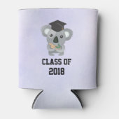 Klasse Koala-Beer in een afstudeerkap Blikjeskoeler (Voorkant)
