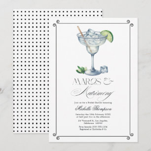 Klasse Margs & Huwelijk Margarita Bruidsuitnodigin Kaart