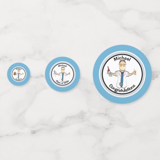 Klasse medisch Afstuderen 2022 Confetti (Voorkanten)