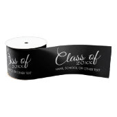 Klasse met aangepast jaar en middelbare school grosgrain lint (Spoel)