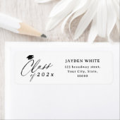 Klasse moderne kalligrafie van het Afstuderen Adre Etiket (Insitu)