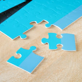 Klasse Red Hot-Rod-auto Legpuzzel (Zijkant)