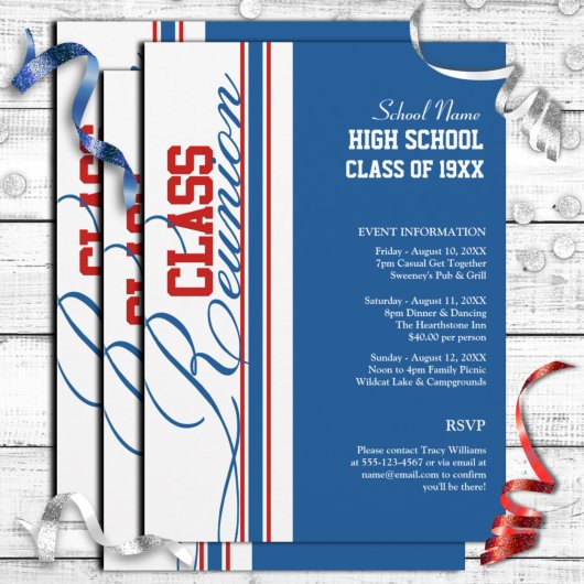 klasse reünie kaart