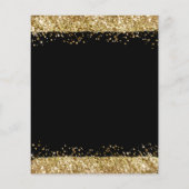 Klasse Reunion Black en Gold Glitter (Achterkant)