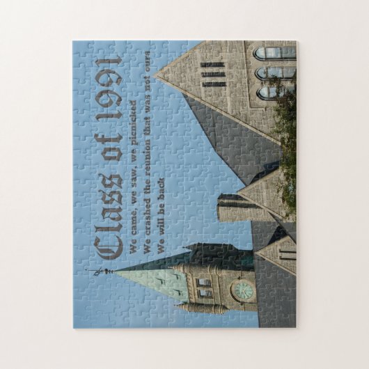 Klasse Reunion-daken van Bryn Mawr Taylor Hall Legpuzzel (Verticaal)