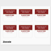 Klasse Reunion-stickers Vierkante Sticker (Vel)