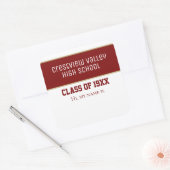 Klasse Reunion-stickers Vierkante Sticker (Envelop)