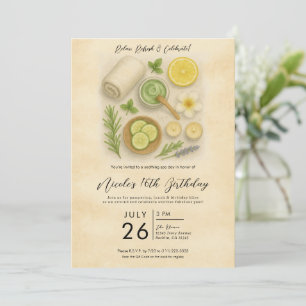 Klasse Spa Verwennings Schoonheidsdag Verjaardagsf Kaart