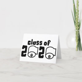 Klasse Toiletpapier 2020 Bedankkaart