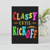 Klasse tot de aftrap  kaart (Staand voorkant)