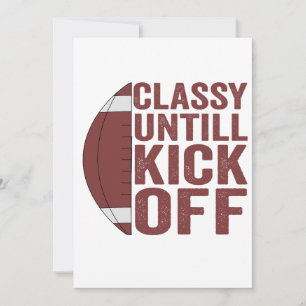 Klasse Tot Kick Off Grappig Fantasie Voetbal Cadea Kaart