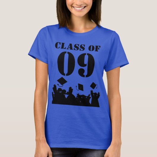 Klasse van 09 Afstuderen T-shirts (Voorkant)