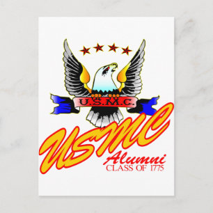 Klasse van 1775 USMC Alumni Eagle Briefkaart