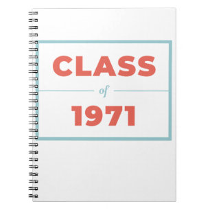 Klasse van 1971 notitieboek