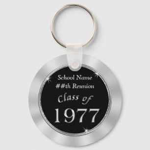 Klasse van 1977 Klasse Reunion Souvenirs JOUW TEKS Sleutelhanger