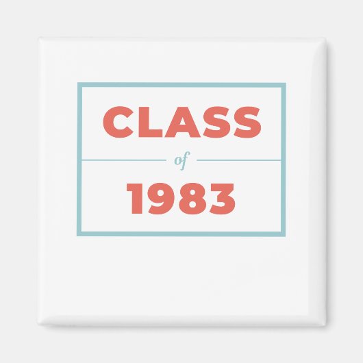 Klasse van 1983 magneet (Voorkant)