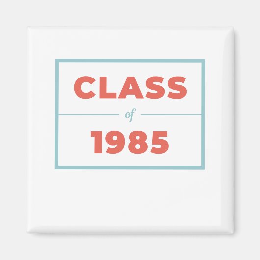 Klasse van 1985 magneet (Voorkant)