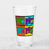 Klasse van 1991 party pint glas (Voorkant)