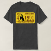 Klasse van 1991 TShirt (Design voorkant)