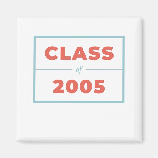 Klasse van 2005 magneet (Voorkant)