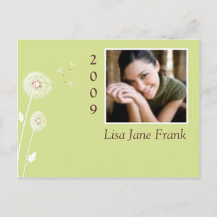 Klasse van 2009 Afstuderen uitnodiging aankondigin Briefkaart