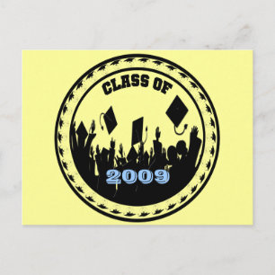 Klasse van 2009 Briefkaart U kiest BkGrd/jaar/kleu