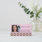 Klasse van 2009 Senior Kaarten Contactkaartje (Staand voorkant)