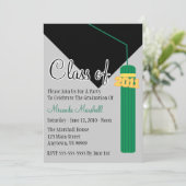 Klasse van 2011 Aanbesteding van het Tassel-Afstud Kaart (Staand voorkant)