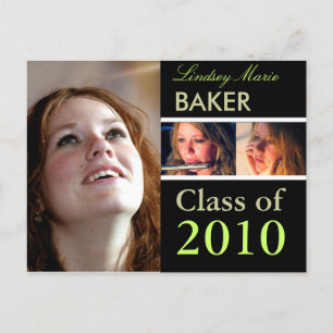 Klasse van 2011 Afstuderen Uitnodiging Briefkaarte Briefkaart
