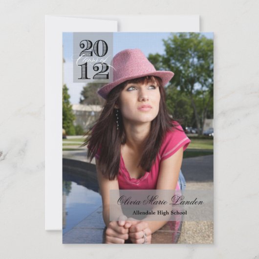 Klasse van 2012 | Aankondiging Afstuderen (Voorkant)