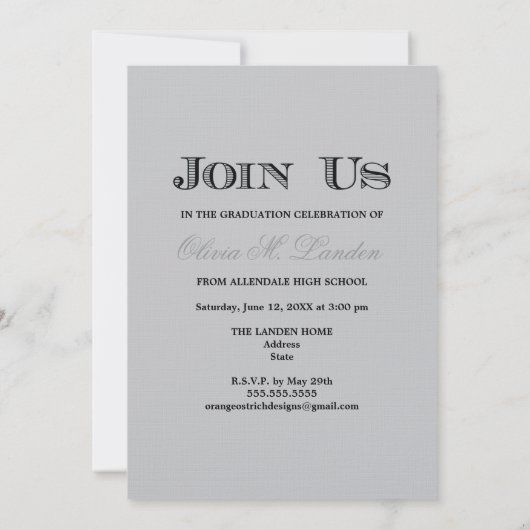 Klasse van 2012 | Aankondiging Afstuderen (Achterkant)