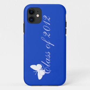 Klasse van 2012 - Blauwe vlinder iPhone 11 Hoesje
