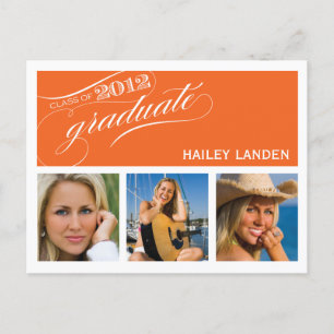 Klasse van 2012 Graduation Invitation Briefkaart