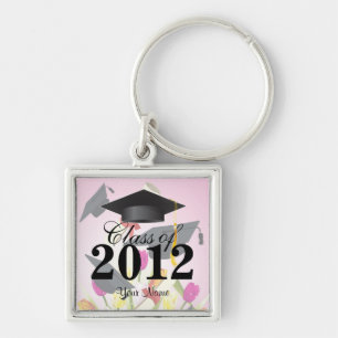 Klasse van 2012 Graduation Key-chain roze Sleutelhanger
