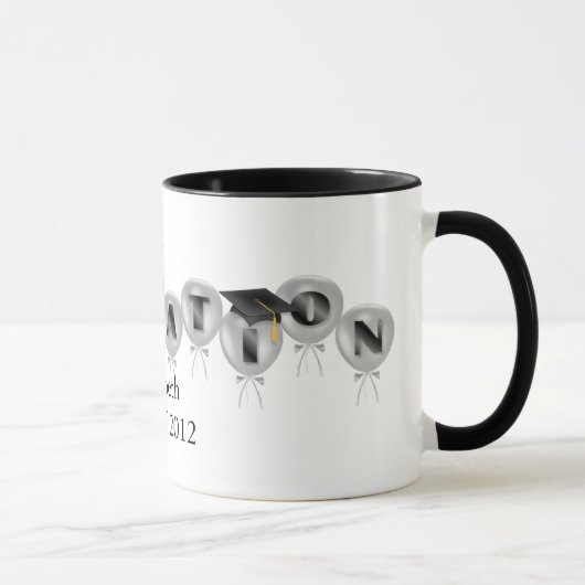 Klasse van 2012 Luchtballonnen met Afstuderen van  Mok (Rechts)