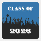 Klasse van 2012 Ovale Sticker (Voorkant)