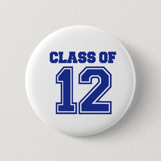 Klasse van 2012 ronde button 5,7 cm (Voorkant)