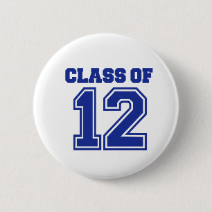 Klasse van 2012 ronde button 5,7 cm