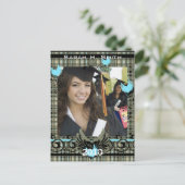 Klasse van 2012 Senior foto afstuderen uitnodiging (Staand voorkant)