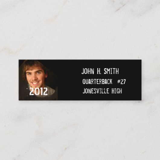 Klasse van 2012 Uitnodiging en geschenken van hoog (Voorkant)