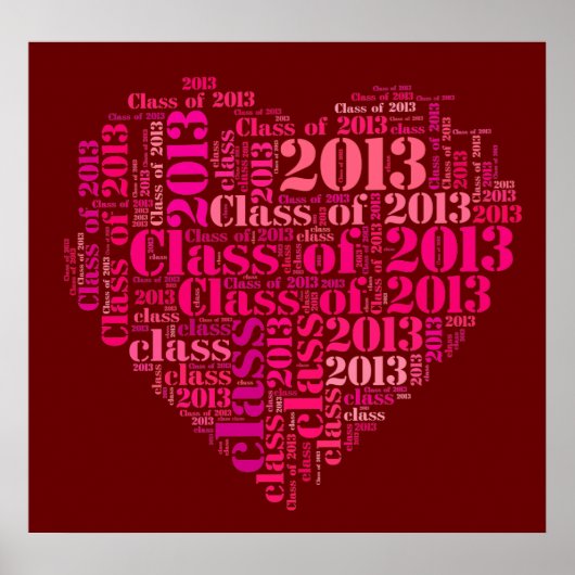 Klasse van 2013 poster (Voorkant)