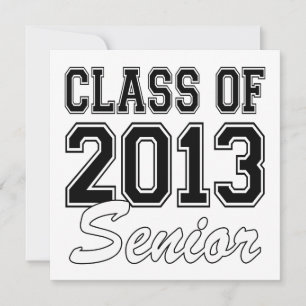 Klasse van 2013 Senior Kaart
