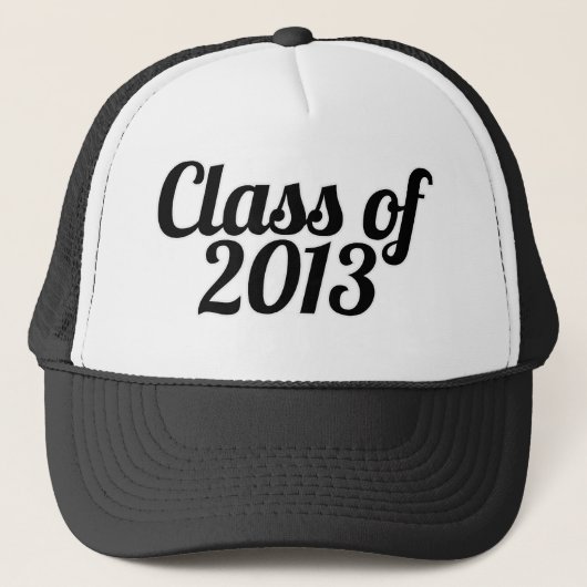 Klasse van 2013 trucker pet (Voorkant)