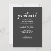 KLASSE VAN 2014 AFSTUDEREN FOTO INVITE KAART (Achterkant)