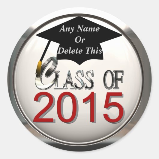 Klasse van 2015 Afstuderen Stickers (Voorkant)