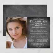 Klasse van 2015 fotograduatie-partij kaart (Voorkant / Achterkant)